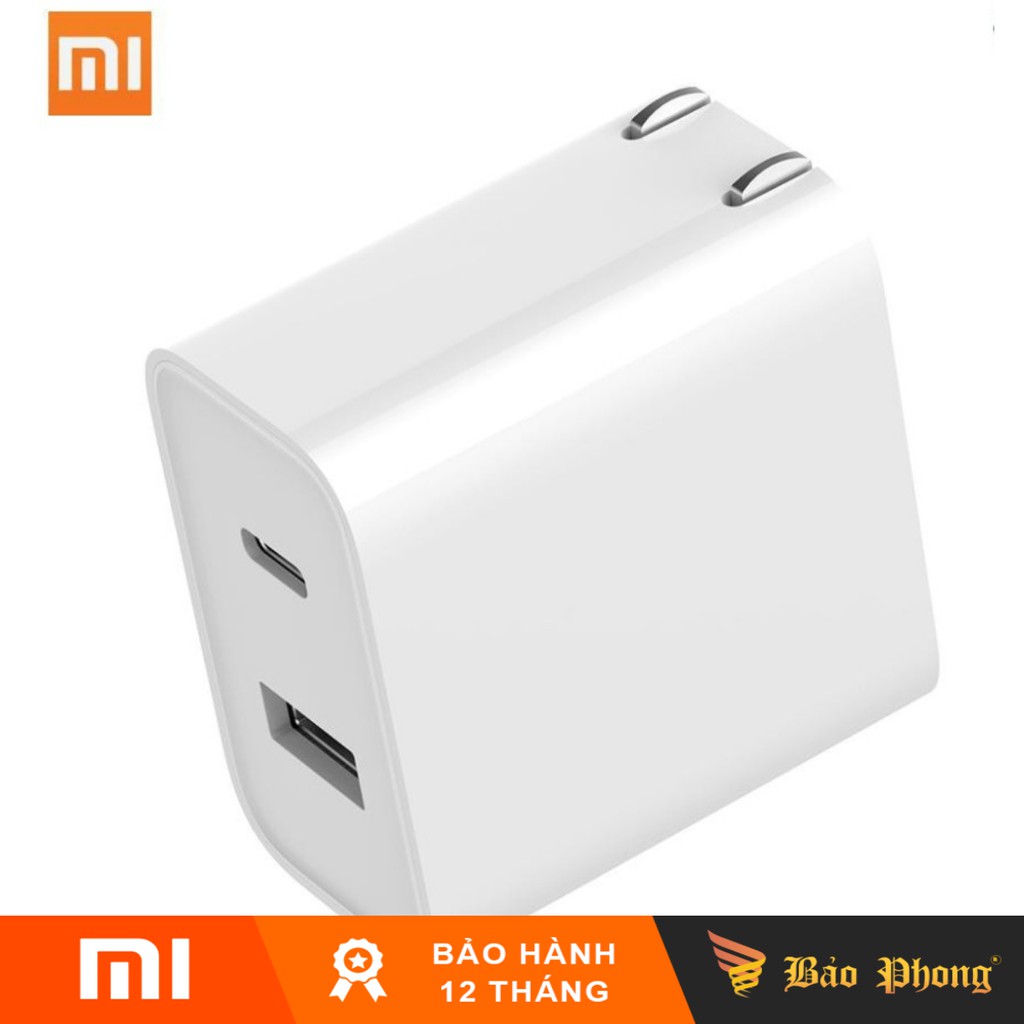 Sạc nhanh PD 30w 2 cổng XIAOMI Usb Charger30W