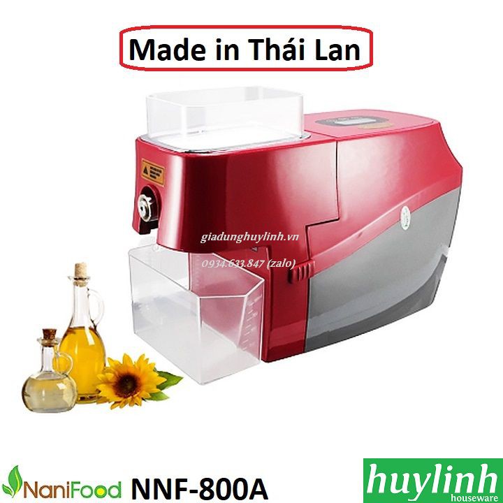 Máy ép dầu thực vật Nani Food NNF-800A