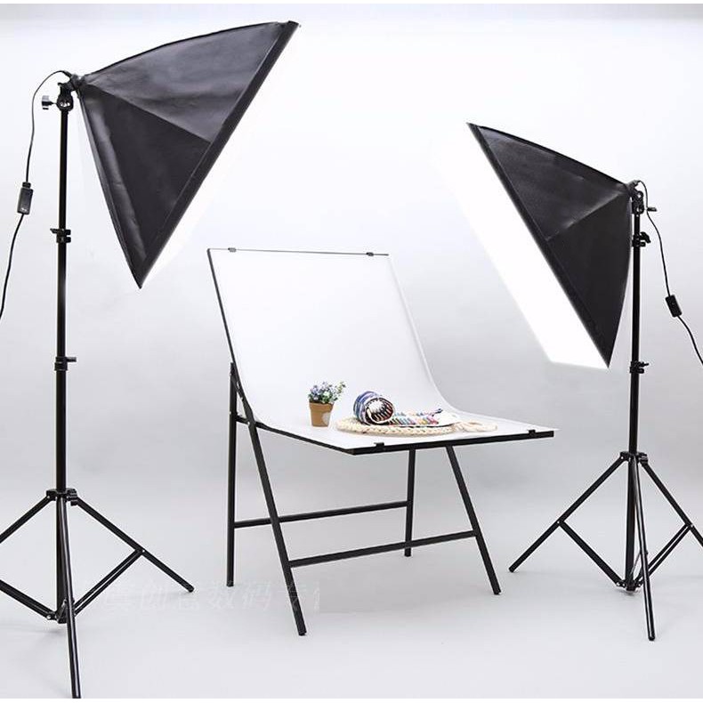 Đèn livestream - Bộ Đèn Studio XT5A Có Remote - Kèm Softbox 50x70cm, Chân Đèn 2m, Bóng Led Bulb 150W