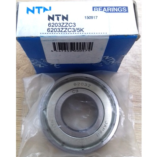 Vòng bi NTN 6203ZZC3 Japan - Nắp sắt