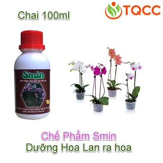 Chế phẩm trùn quế Smin dưỡng bông dưỡng cây cho hoa lan chai 100ml