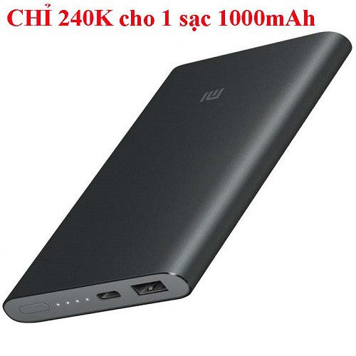 Sạc dự phòng 10000Mah 2 cổng sạc nhanh - Hàng có bảo hành tại cửa hàng