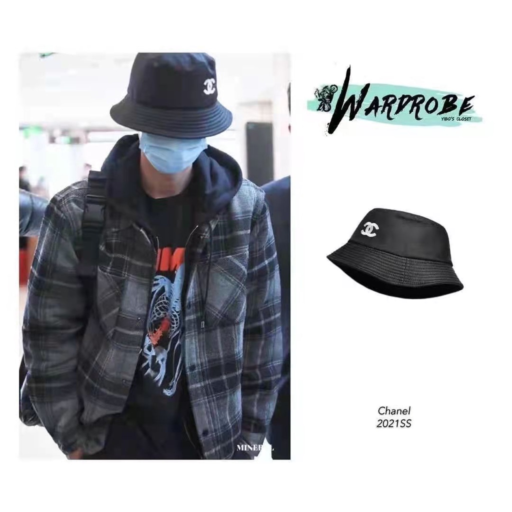 Nón bucket In Chữ Prada sumbrero Phong Cách Hip Hop Chất Lượng Cao Cho Nam Và Nữ