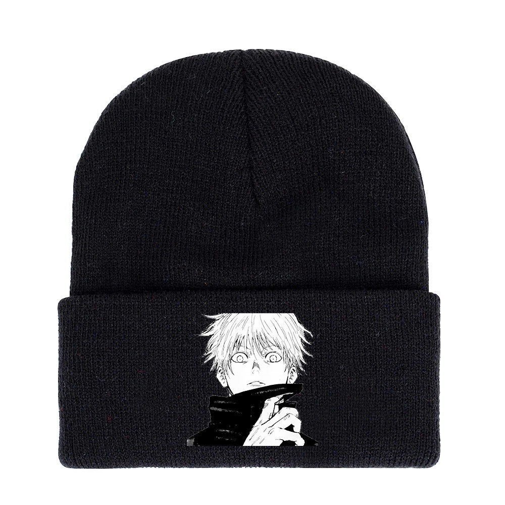 Mũ Len In Hình JUJUTSU KAISEN CHÚ THUẬT HỒI CHIẾN Anime Chibi Ngộ Nghĩnh Đáng Yêu Hợp Thời Trang
