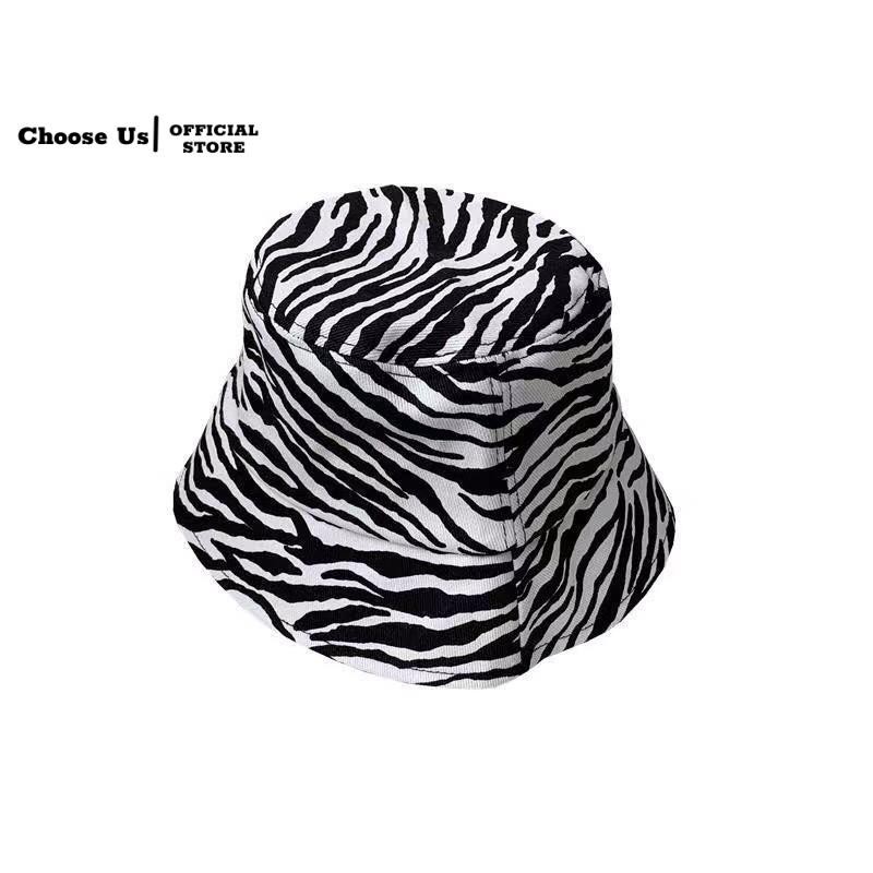 Mũ bucket vành rộng Choose Us CM001 Bò Sữa, nón tai bèo Choose Us CM001 Unisex