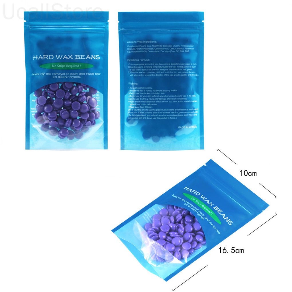 50g Hair Removal Bean Depilatory Hard Wax Lavender Green Tea Honey Smell Beans Pellet Waxing Bikini Choosewho1