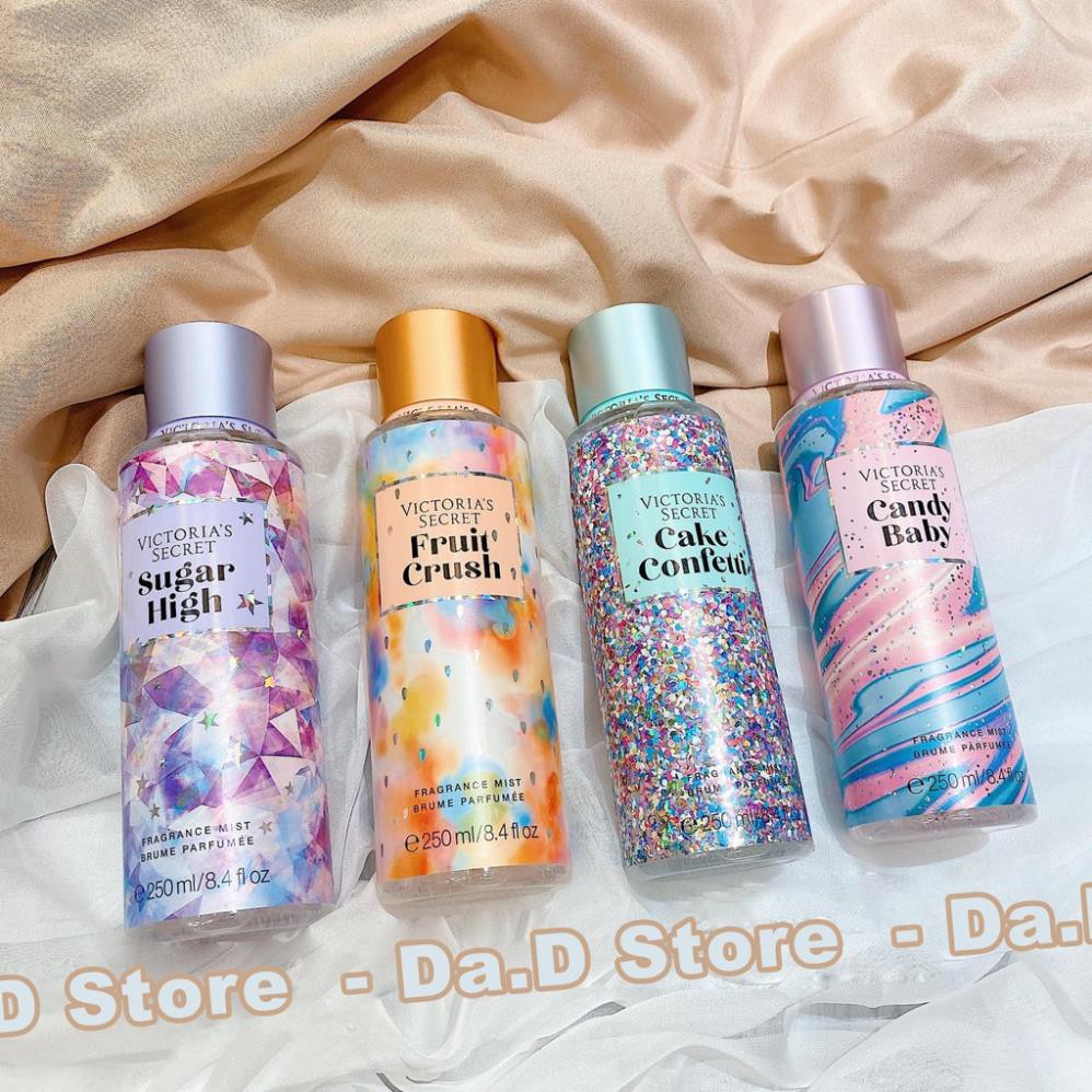 Body Mist 🍭 FREEShip Đơn 250k 🍭 Xịt Toàn Thân VICTORIA'S SECRET 250ML - Chính Hãng - Xịt Thơm Body Mist Hương Hoa Quả