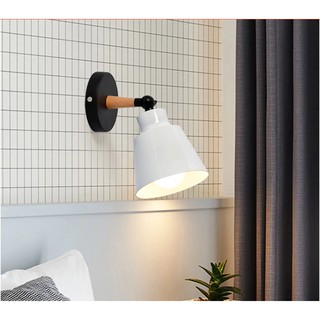 Đèn trang trí gắn tường đơn giản DT1121, hiện đại, chao thân nhôm dùng đui xoáy E27