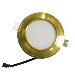 Đèn LED âm trần 3 chế độ màu-mặt vàng