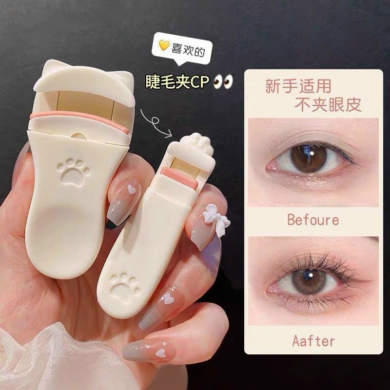 Kẹp Uốn Mi 3D Hình Móng Vuốt Mèo Dễ Thương Tạo Dáng Và Uốn Cong Mi