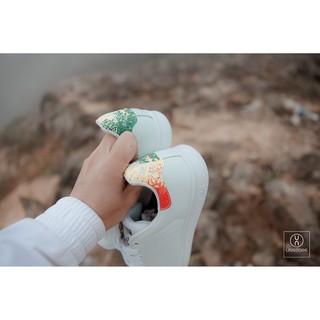 Giày Sneaker Stansmith gót sơn vảy LGBT