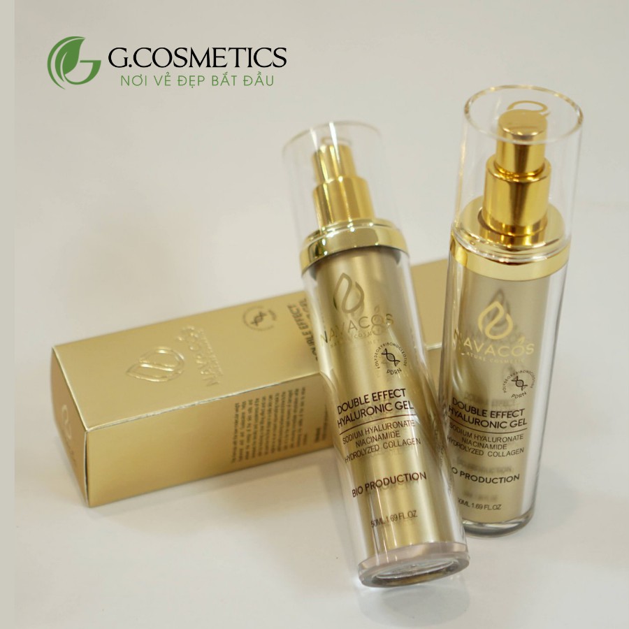 Gel thần Navacos Double Effect Hyaluronic Gel - cấp ẩm, dưỡng ẩmCao cấp Hàn Quốc 50ml