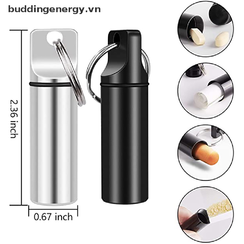 Hộp Đựng Thuốc Bằng Nhôm Chống Thấm Nước Tiện Dụng Cho Hoạt Động Ngoài Trời