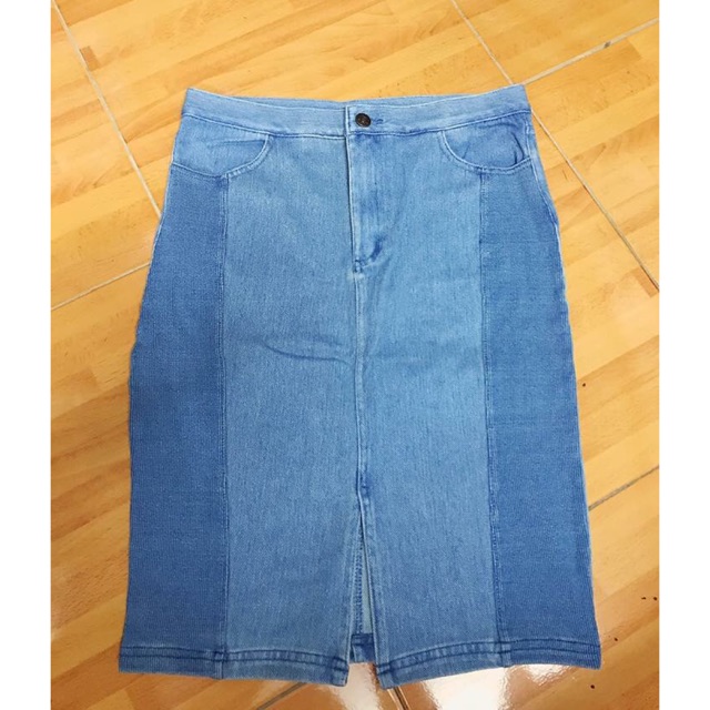Chân váy Jeans xuất Hàn dư