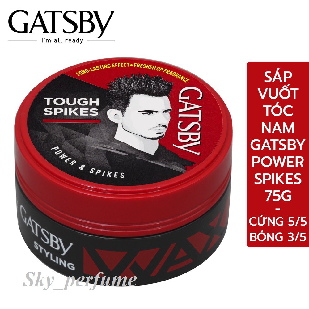 Wax Tạo Kiểu Tóc Gatsby - Gatsby Tough & Spikes 75g