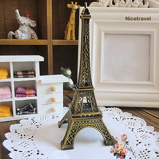 Mô hình tháp Eiffel trang trí xinh xắn bằng hợp kim đồng 15cm