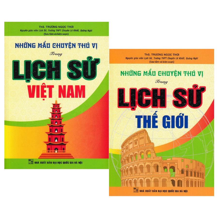 Sách - Combo Những Mẩu Chuyện Thú Vị Trong Lịch Sử Việt Nam &amp; Thế Giới (Bộ 2 Cuốn)