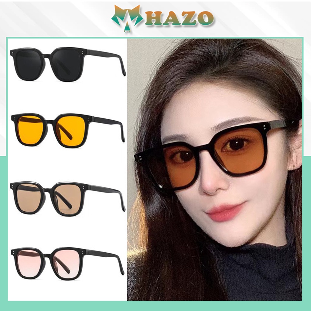 Mắt Kính Thời Trang Hazo Kính Râm Form Soudside &amp; Y2K Hot Trend Phong Cách Ulzzang Siêu Hot - Hazo