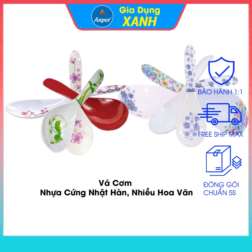 Muỗng nhựa melamine ANPER ăn canh 14 và 21 cm  nhật hàn dùng cho gia đình và nhà hàng sang trọng