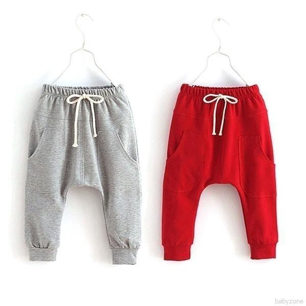 Quần cotton ống rộng cho bé trai