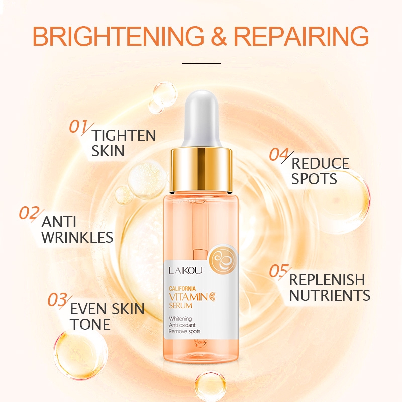 Serum Laikou Vitamin C Loại Bỏ Đốm Đen Làm Trắng Da 30ml