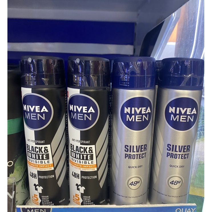 xịt khử mùi nam nivea nam 150ml mùi thơm quy phái tạo sức hút cho anh chàng(cảm kết hàng chuẩn)