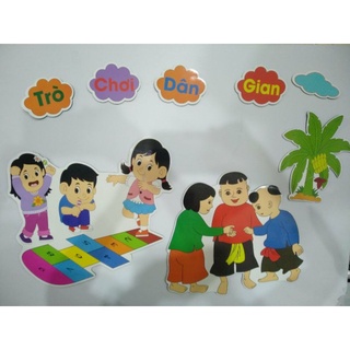 Bộ Tranh Góc Trò Chơi Dân Gian