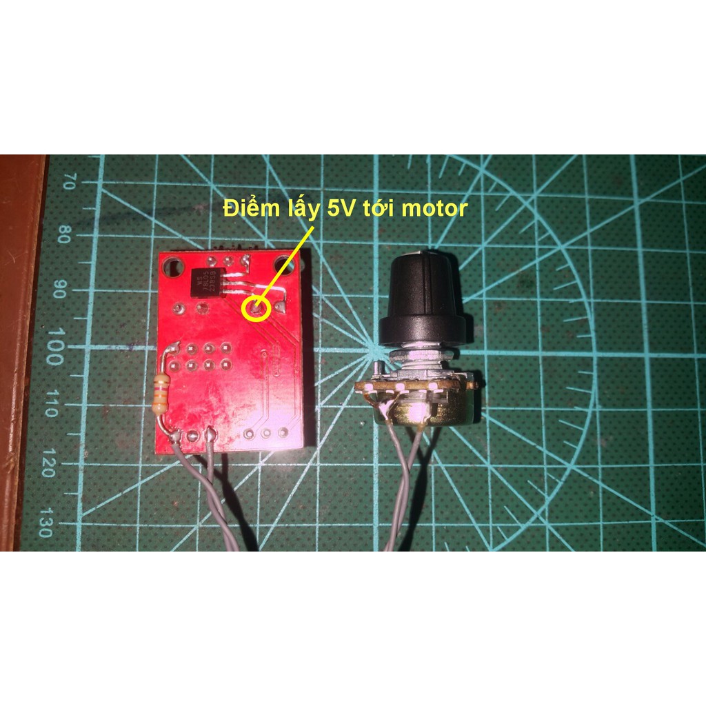 Mạch tạo xung clock điều khiển motor không chổi than BLDC, được mod từ mạch NE555 chạy được áp 6-24Vdc.