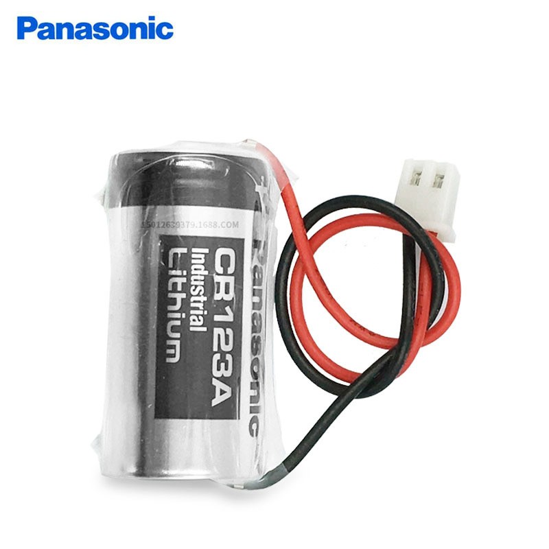 Pin Panasonic CR123A Industrial có giắc cắm
