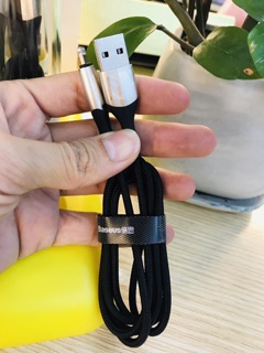 Cáp sạc và truyền dữ liệu tốc độ cao Baseus Horizontal Data Lightning 2.4A 1m