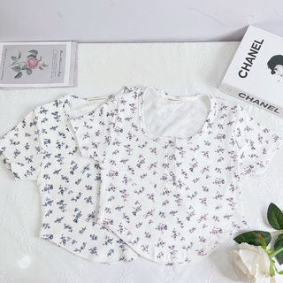 Áo croptop kiểu tôn dáng vạt bầu có nút bấm hottrend