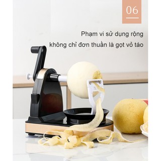 Gọt vỏ hoa quả trái cây cùng với máy  ABS PP Germany ( Đen Vàng )