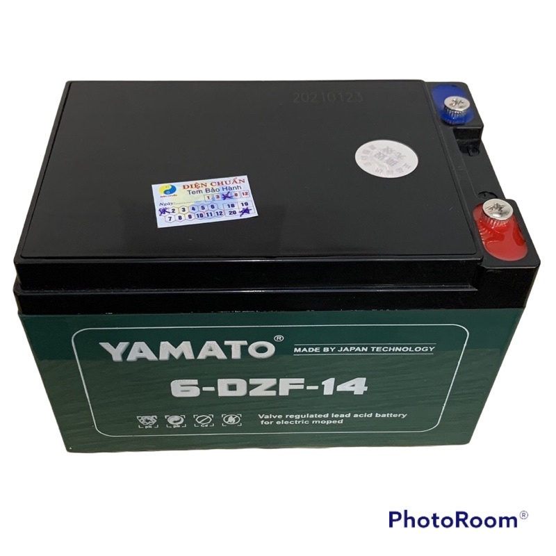 Ắc quy 12v14ah yamato 4 bình (4 bình)