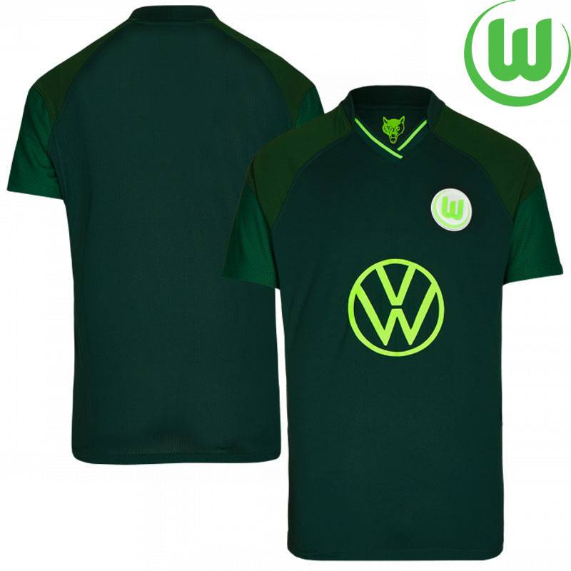 Áo thun jersey hình đội tuyển bóng đá VfL Wolfsburg 2021-2022
