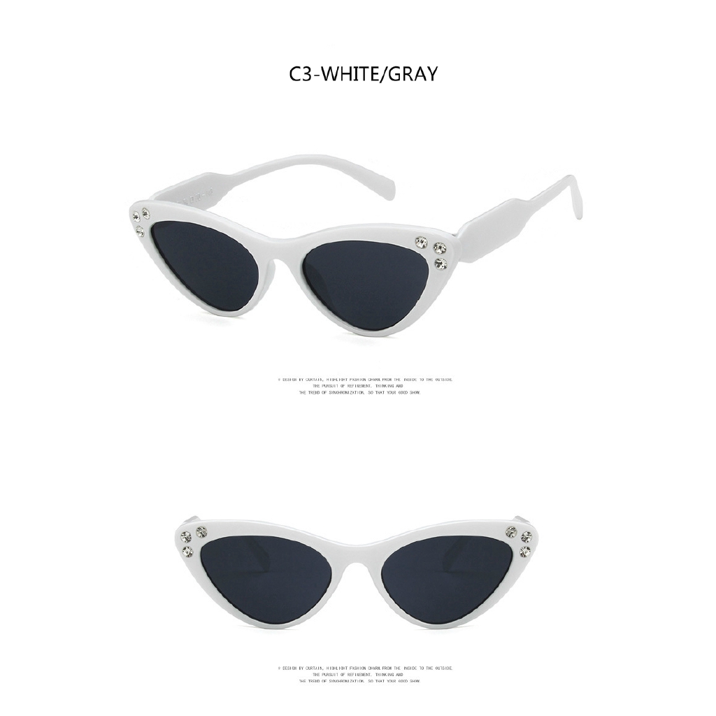 Kính Mát Mắt Mèo Phong Cách Âu Mỹ