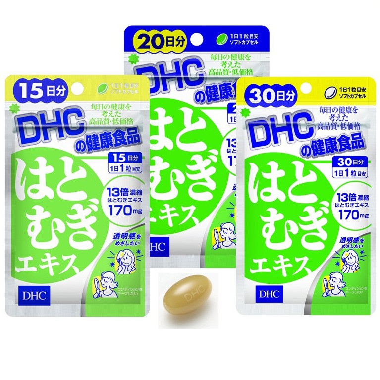 [ Shop Uy Tín ] Viên uống trắng da DHC Coix Adlay Extract Nhật Bản