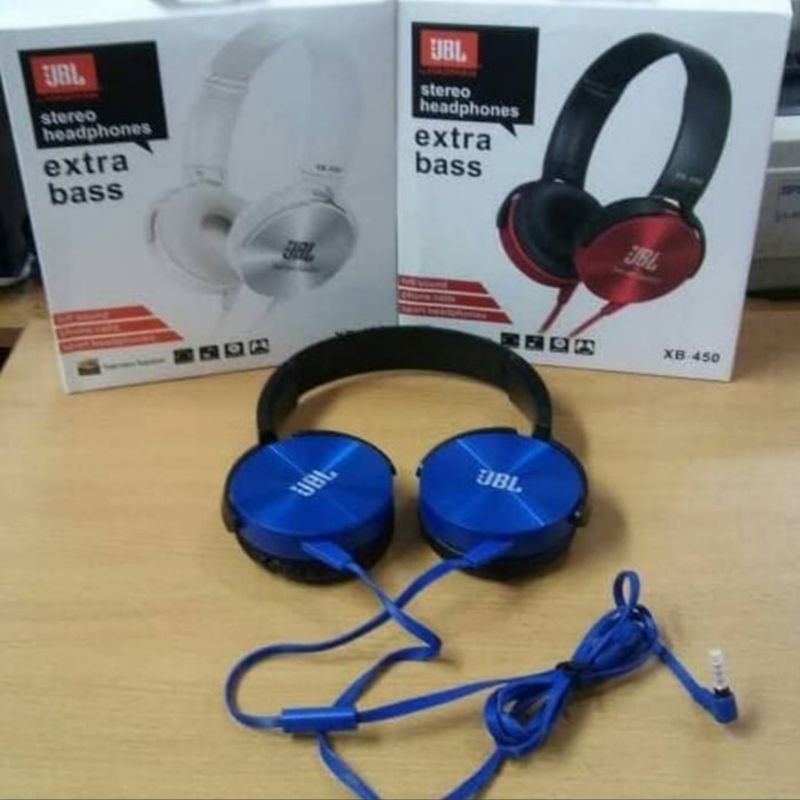 Tai Nghe Nhét Tai Jbl Extra Bass Mdr Xb450 Clear