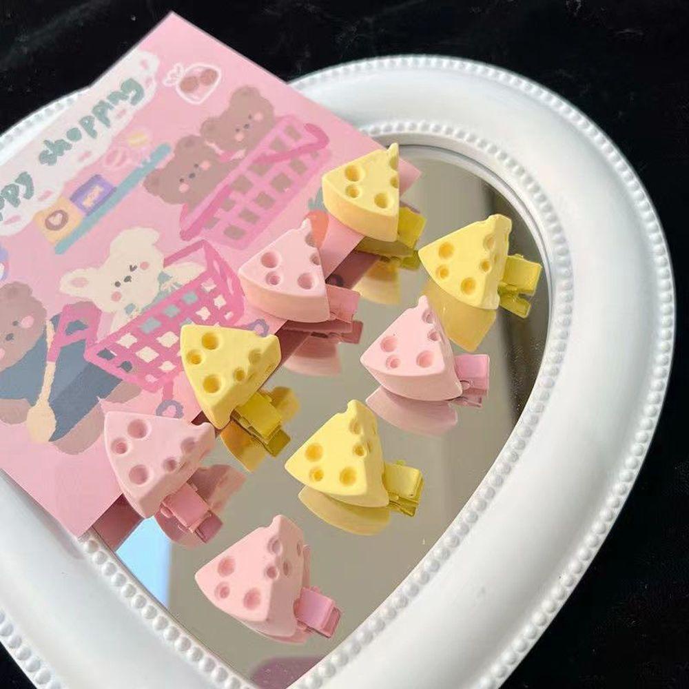 Kẹp Tóc Hình Phô Mai Mini Xinh Xắn Cho Bé Gái