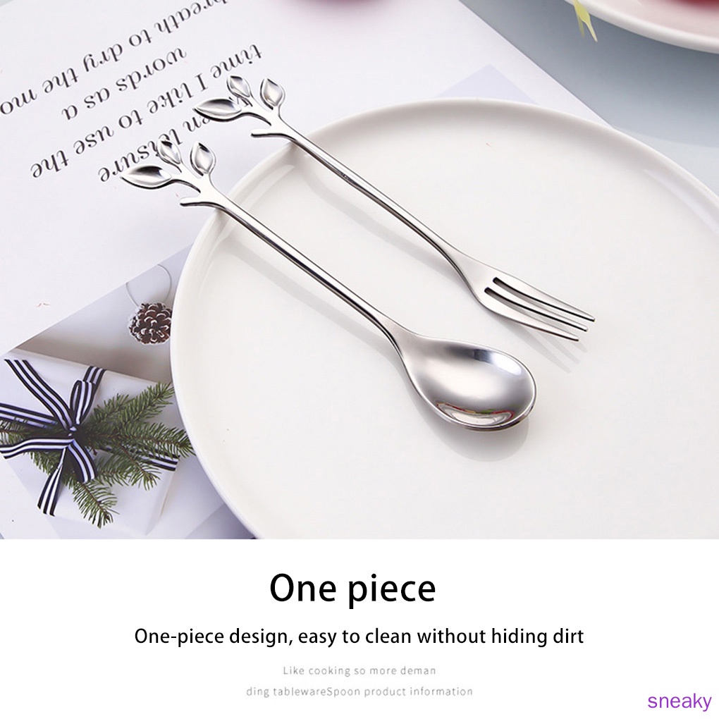 Nĩa Ăn Tráng Miệng Bằng Thép Không Gỉ Tiện Dụng Cho Nhà Hàng