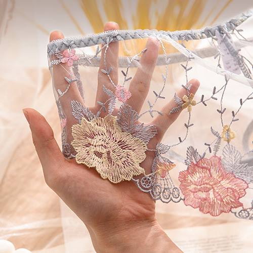 Quần lót ren trùm mông thêu hoa gợi cảm, quyến rũ -ĐƯỢC CHỌN MÀU