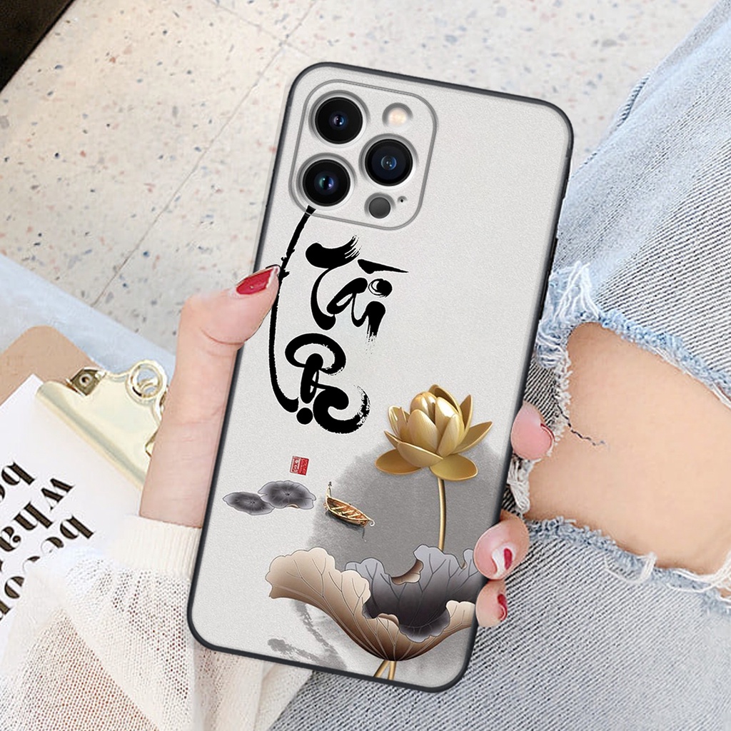 Ốp lưng iphone 12 PRO / 12 PRO MAX / 13 PRO / 13 PRO MAX in hình chữ tài chữ lộc, Cha Mẹ, bình an SIÊU ĐẸP