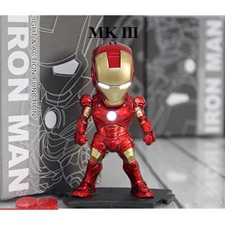 Mô hình iron man led 6 mẫu (bộ 1) lẻ