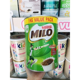 Sữa Milo hàng Úc - phát triển chiều cao vượt trội cho bé hộp thiếc trơn 1kg