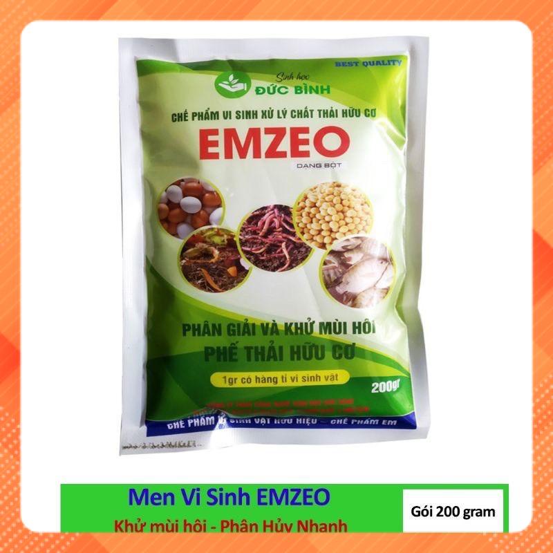 Men Vi Sinh Emzeo Khử Mùi Hôi Phân Cá, Ủ Đậu Tương Và Rác Thải Sinh Hoạt Gói 200 Gram