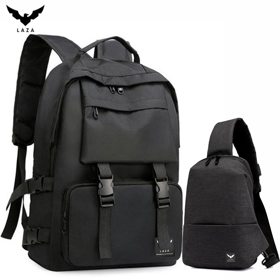 Bộ Balo Campus LAZA BL468 &amp; Túi Messenger LAZA TX442 Chính Hãng Phân Phối