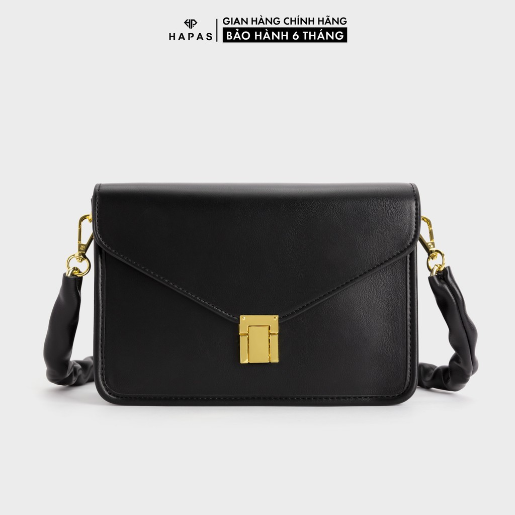 túi xách ví  Túi Xách Nữ Đeo Chéo Cao Cấp Hộp Nắp V Sz 23 made HAPAS - TST23200