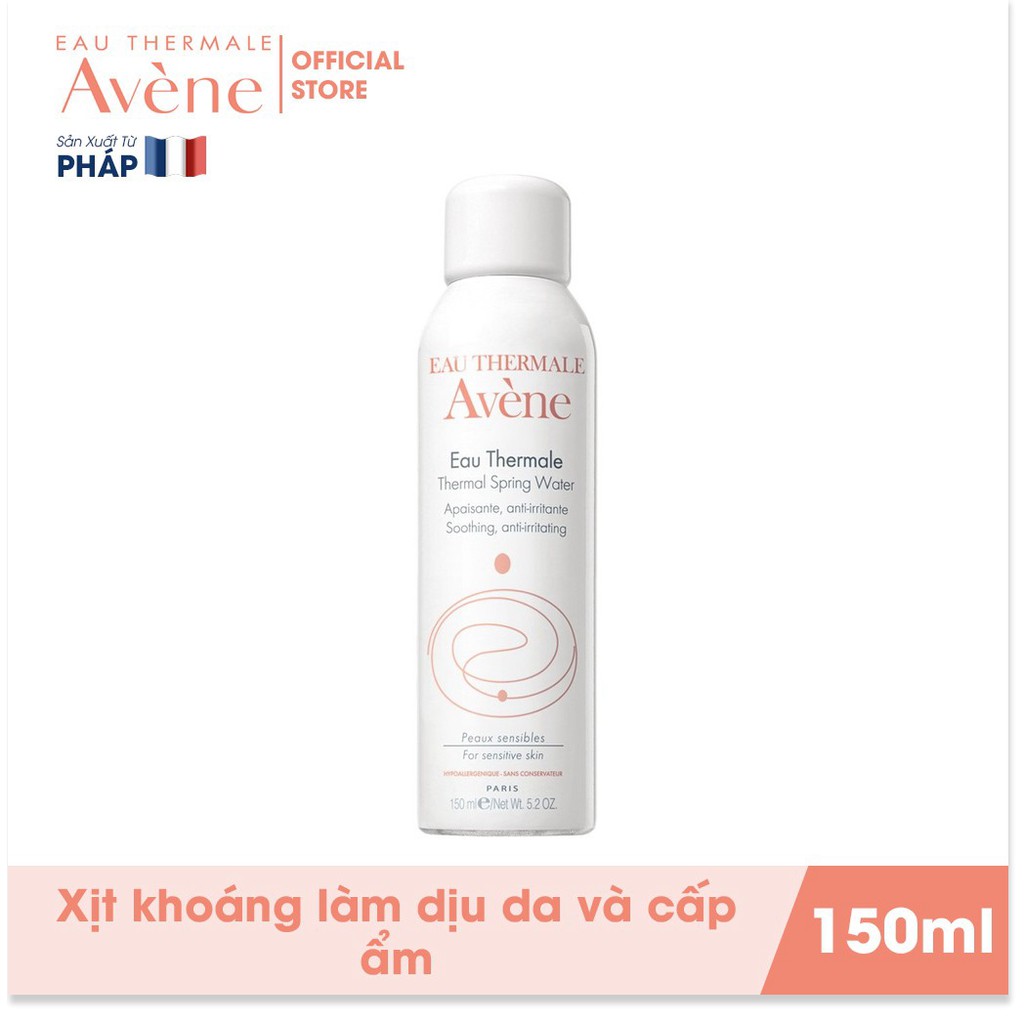 Nước khoáng làm dịu, chống kích ứng da Avène Thermal Spring Water 150ml