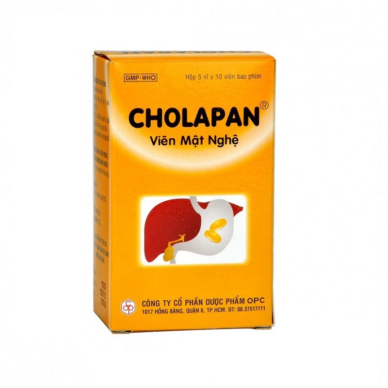 Viên mật nghệ Cholapan OPC - viêm loét dạ dày