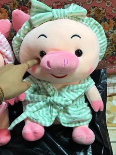 Heo bông mặc áo tắm size 40cm