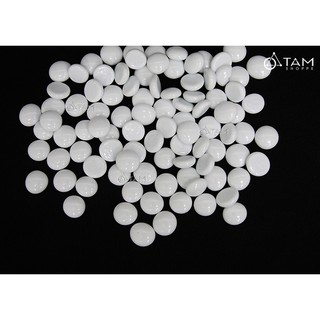 Sỏi trang trí thủy tinh màu trắng đục SOI-05 TAN